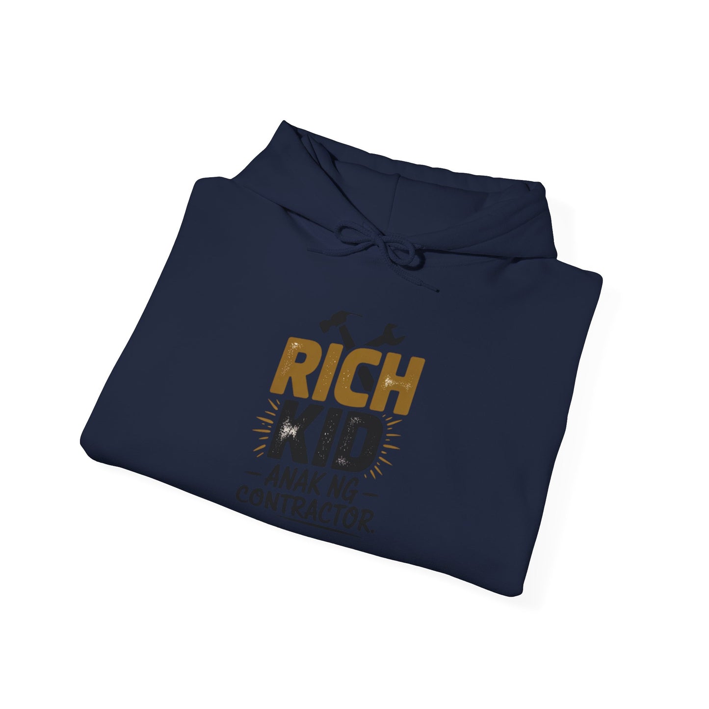 Rich Kid Anak ng Contractor Unisex Heavy Blend™ Hooded Sweatshirt