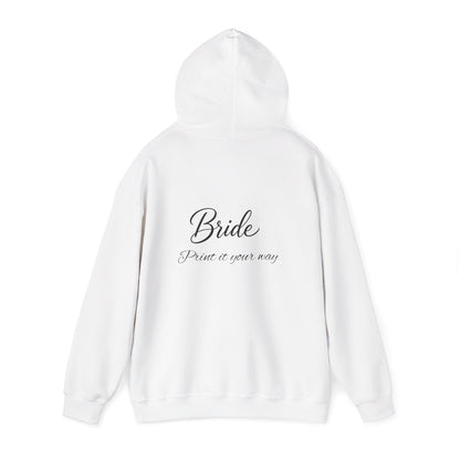 "Bride" Script Hoodie — Bridal Wedding Party Pullover