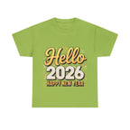 Copy of New Year Celebration Tee - Hello 2026 Happy New Year Design