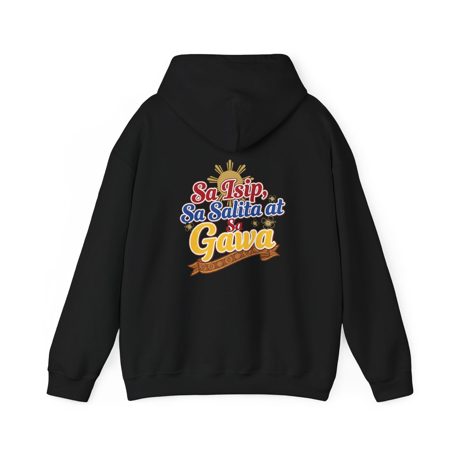 Pinay sa Isip sa Salita at sa Gawa — Filipino Pride Pullover Hoodie