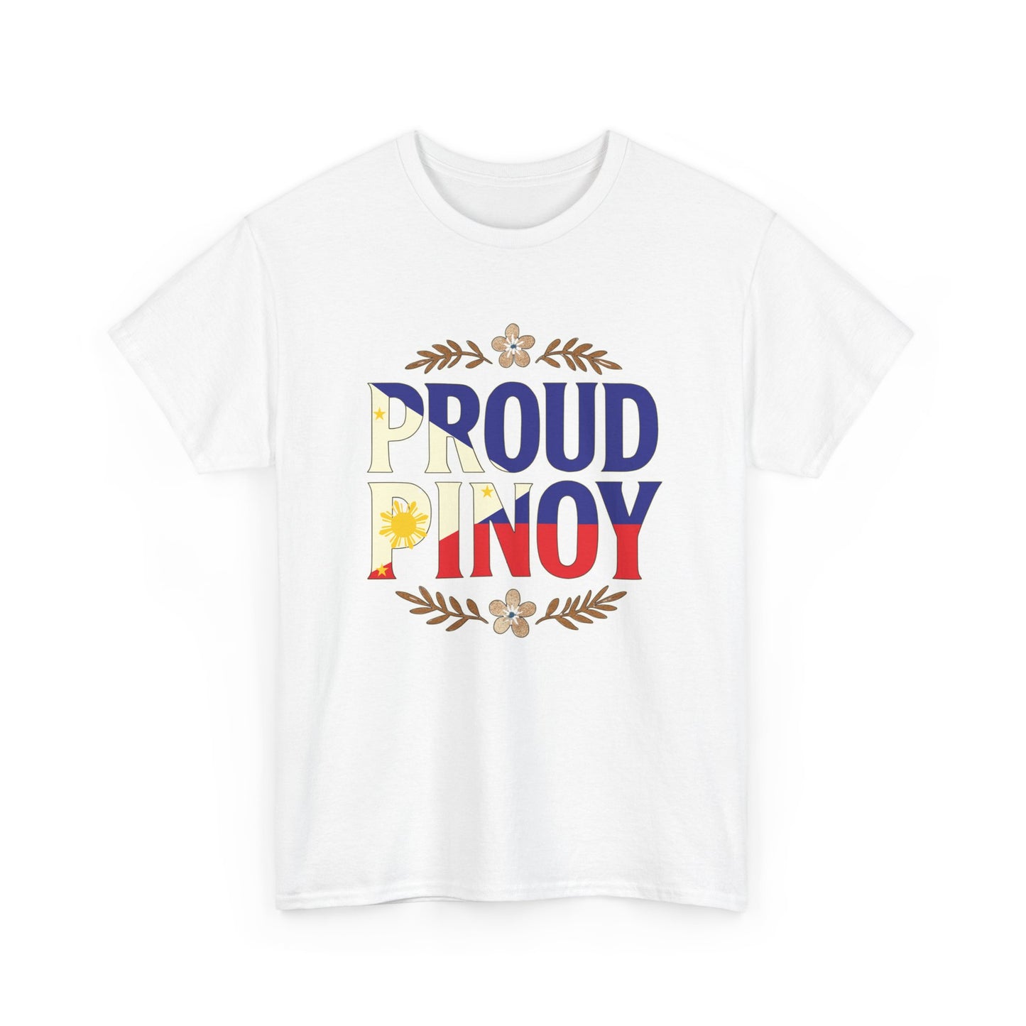 Proud Pinoy T-Shirt – Filipino Flag Pride Tee