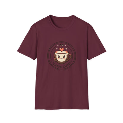 T-Shirt — Caffè Cutie Cute Coffee Cup Graphic Tee
