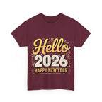 Copy of New Year Celebration Tee - Hello 2026 Happy New Year Design