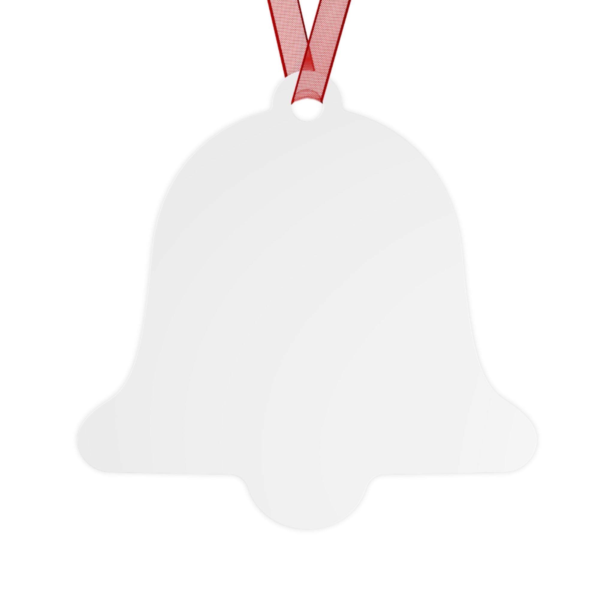 Personalized Metal Christmas Ornament 2025 – Holiday Bell Decoration