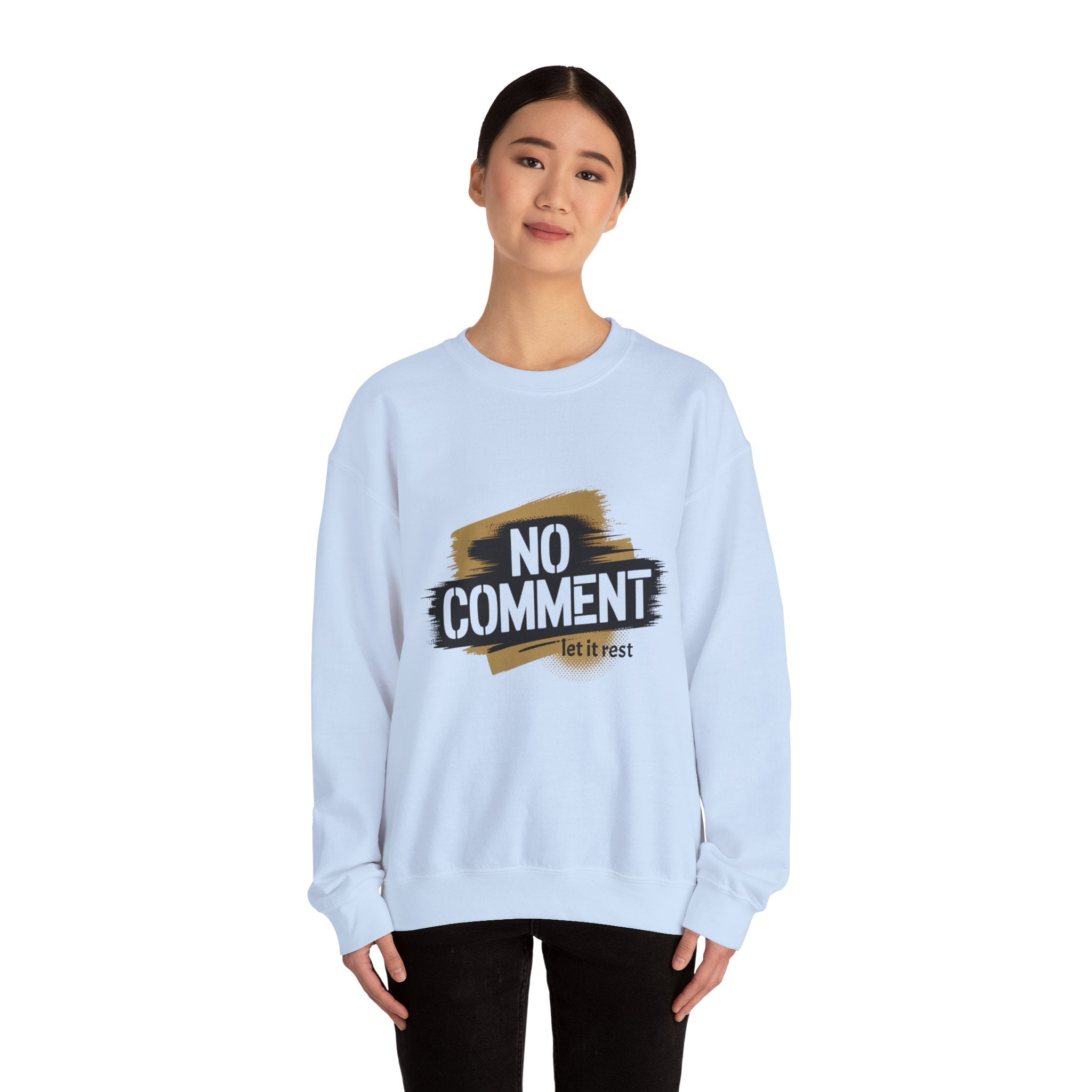 No Comment Heavy Blend Crewneck Sweatshirt