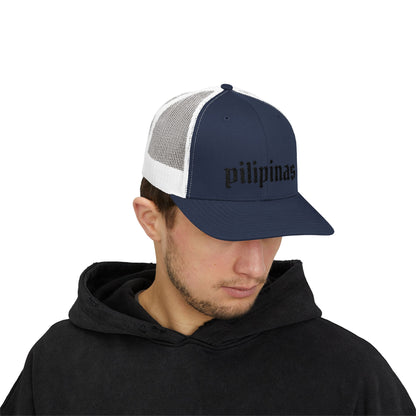 Pilipinas Snapback Trucker Cap - Stylish Mesh Hat for Everyday Wear