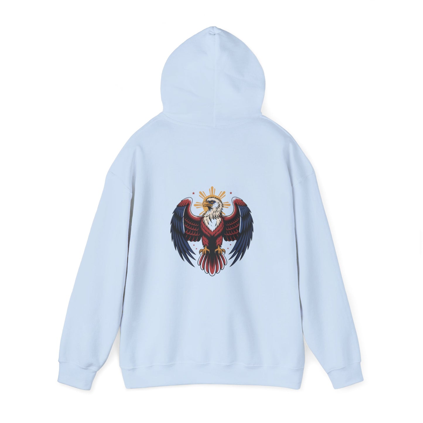 Philippines Map & Heraldic Eagle Hoodie — Filipino Pride Pullover