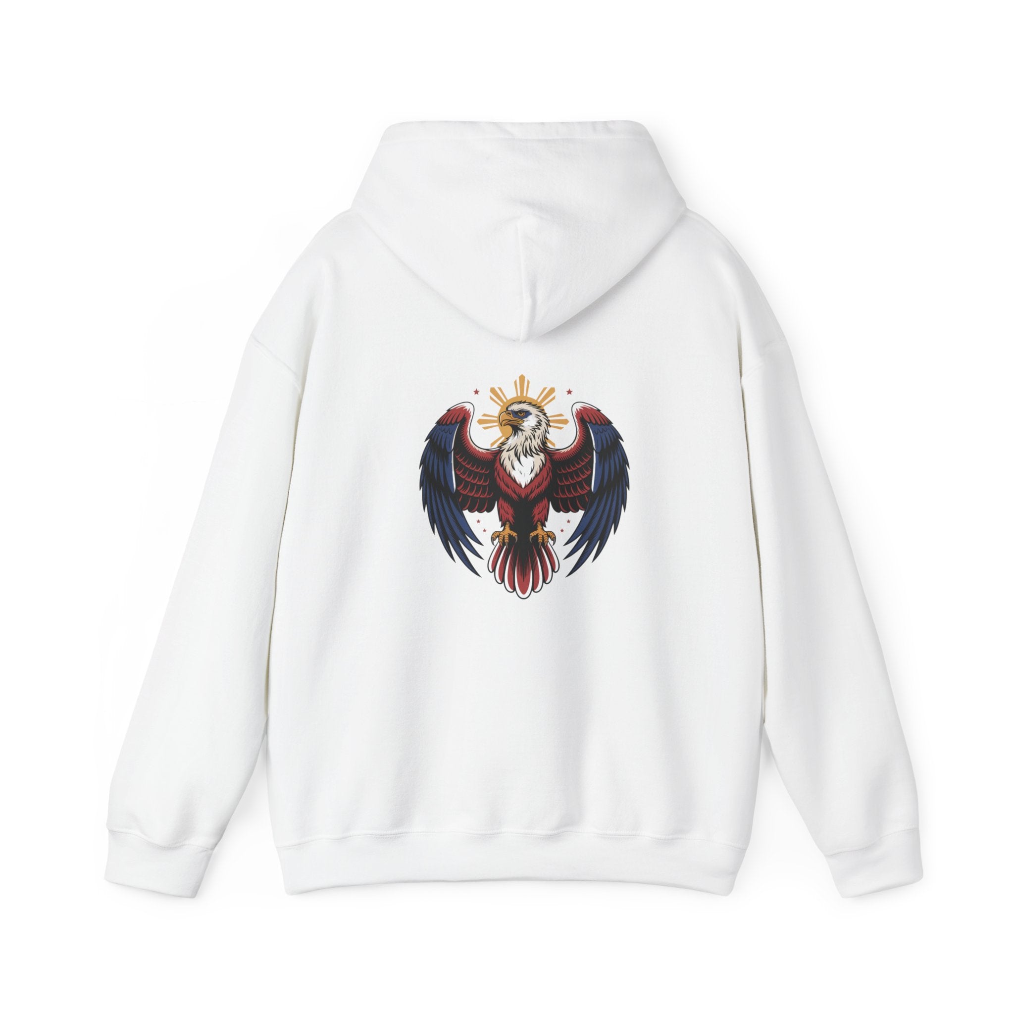 Philippines Map & Heraldic Eagle Hoodie — Filipino Pride Pullover