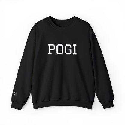 Embroidered POGI Sabi ng nanay ko Crewneck Sweatshirt — Bold Filipino Pride Pullover