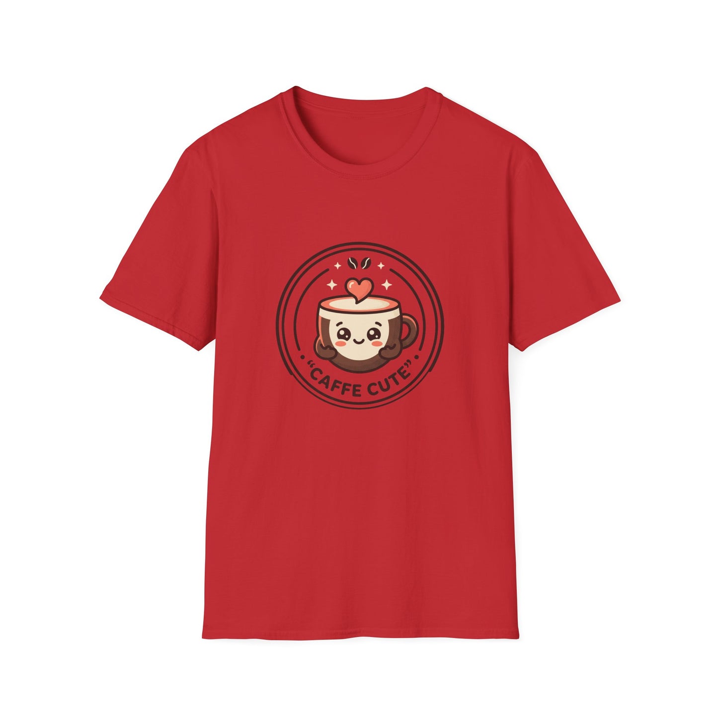 T-Shirt — Caffè Cutie Cute Coffee Cup Graphic Tee