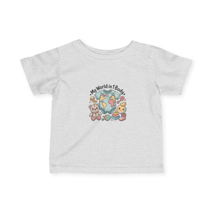 Cute Baby Tee: My World in 1 Body