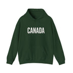 Canada Flag Hoodie – Vintage Canada Text & Maple Leaf Pullover