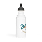 Boracay Stainless Steel Water Bottle – Beach Travel Bottle with Palm Tree Design
