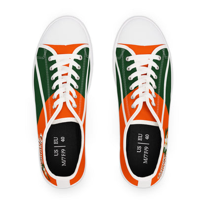 Orange Blossom Personalized Casual Canvas Shoes for Women