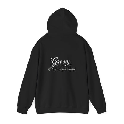 Copy of  "Bride" White Script Hoodie — Bridal Wedding Party Pullover