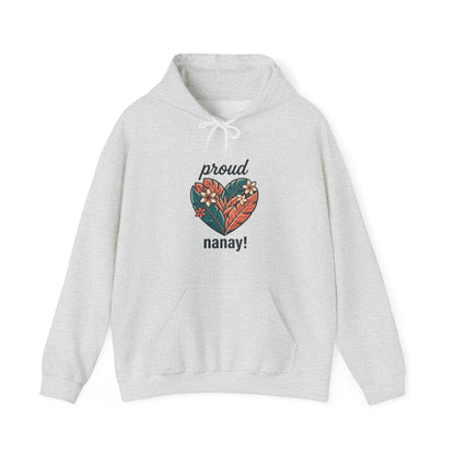 Proud Nanay Hoodie – Floral Heart Filipino Mom Gift