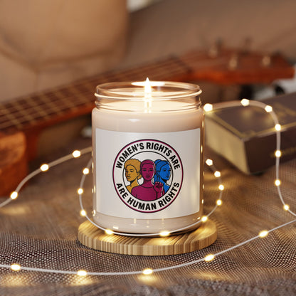 Women's Rights Are Human Rights Candle | Feminism, Empowerment Soy Candle