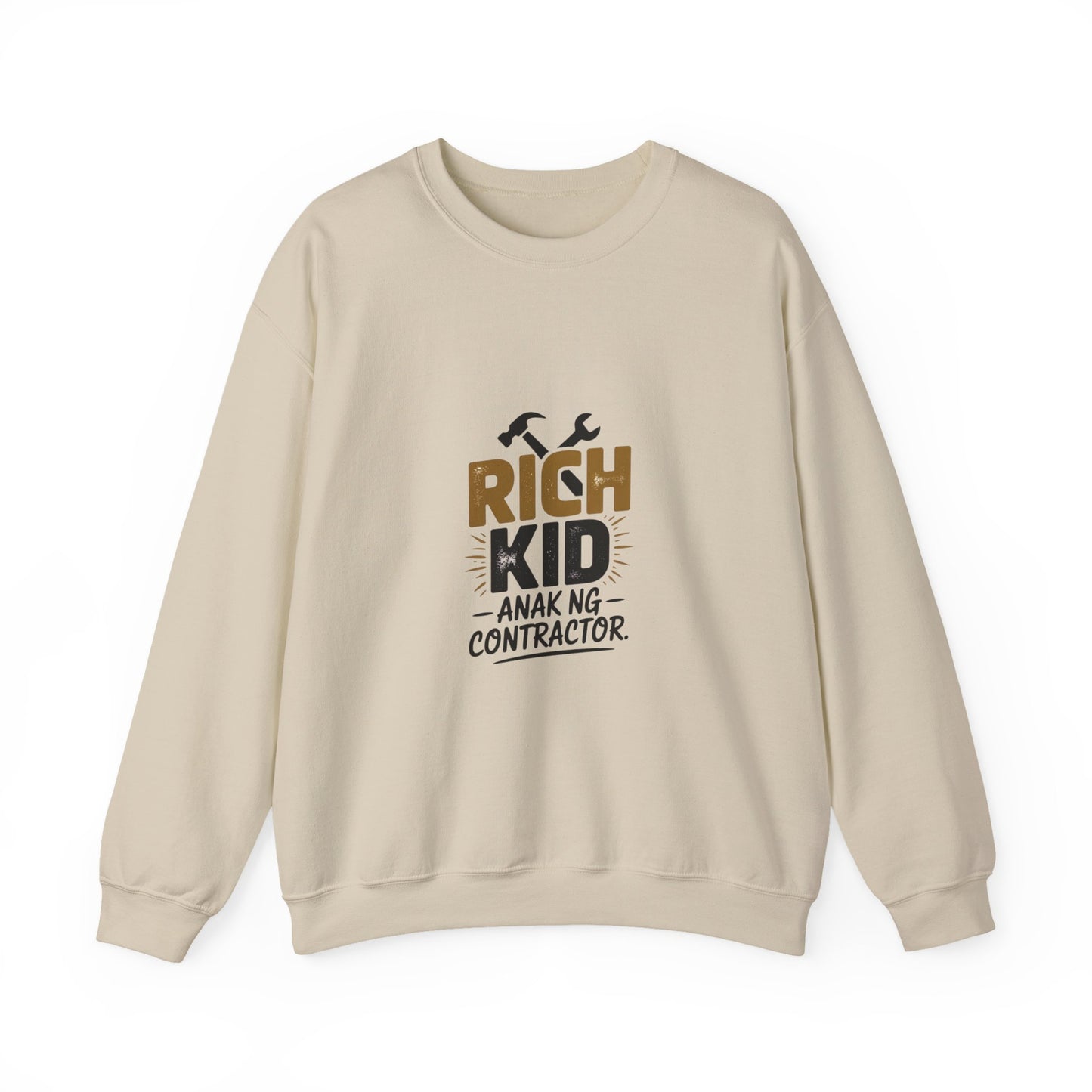 Rich Kid Anak ng Contractor Unisex Heavy Blend™ Crewneck Sweatshirt
