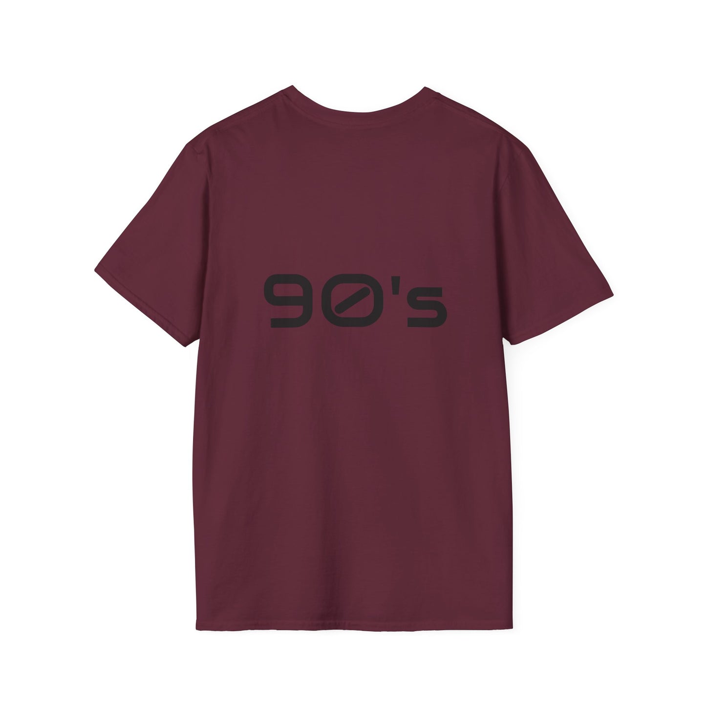 Anime Boy Portrait T‑Shirt — Retro "90's" Back Print