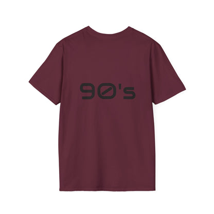 Anime Boy Portrait T‑Shirt — Retro "90's" Back Print