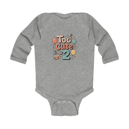 Toddler Birthday Celebration Bodysuit - 'Too Cute @ 2'