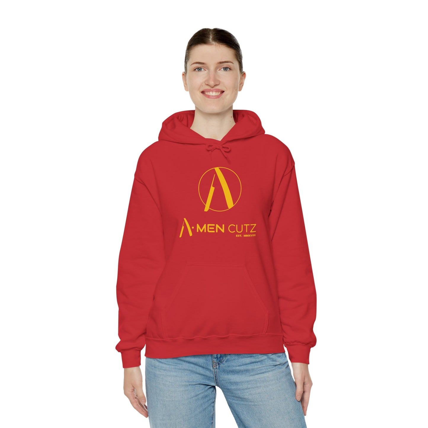 A Men Cutz Unisex Heavy Blend™ Hooded Sweatshirt