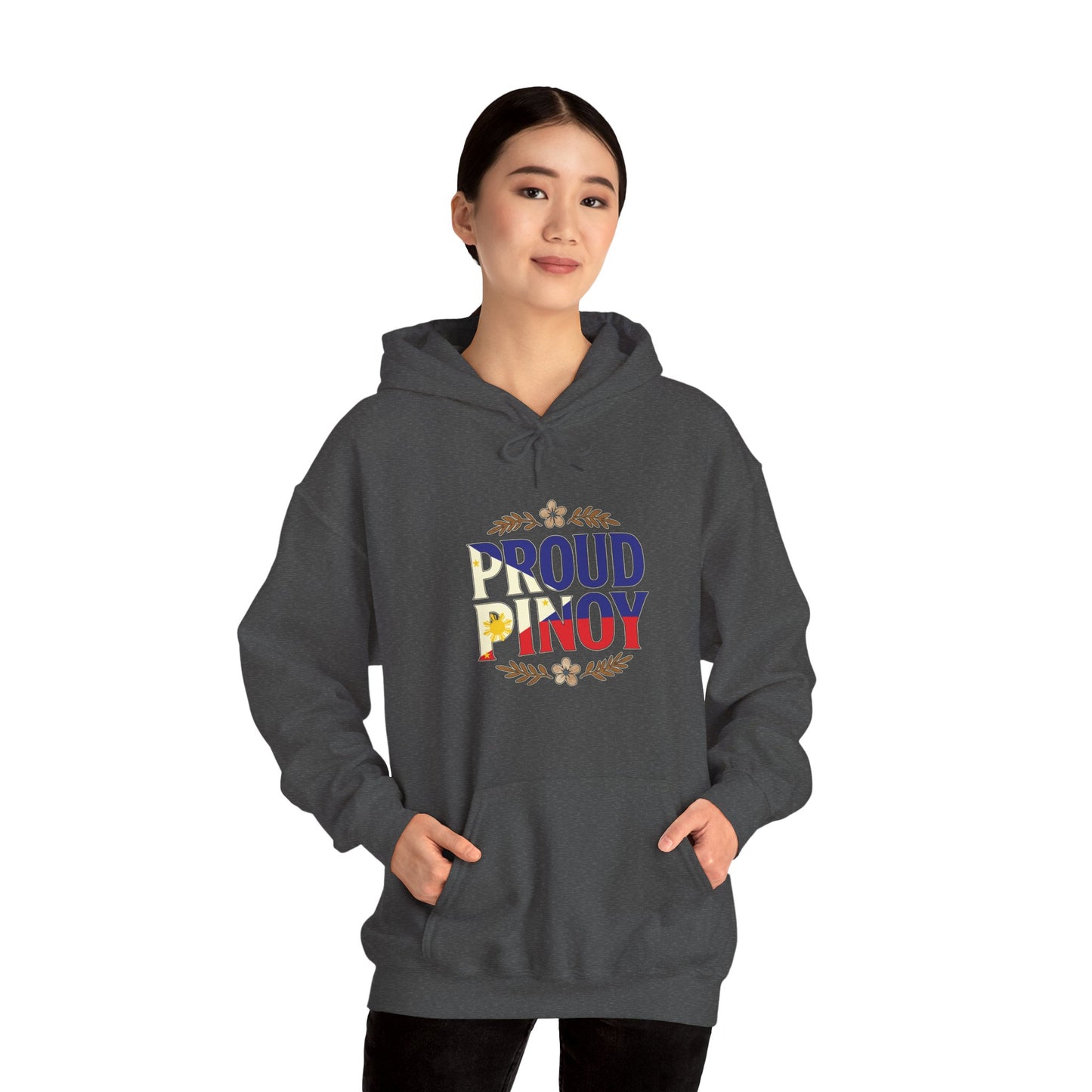 Proud Pinoy  Sa Isip Sa Salita at Sa Gawa Hoodie — Filipino Heritage Pullover
