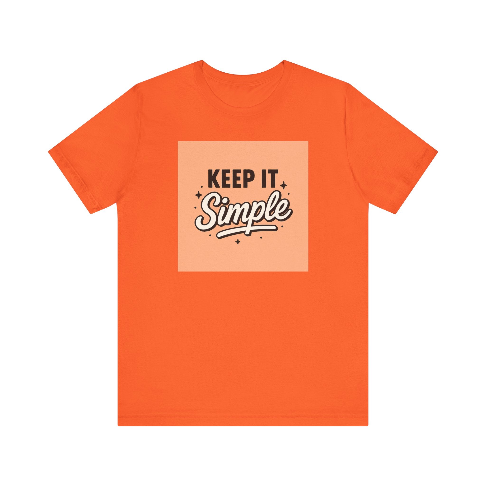 Keep It Simple T-Shirt — Minimalist Retro Graphic Tee