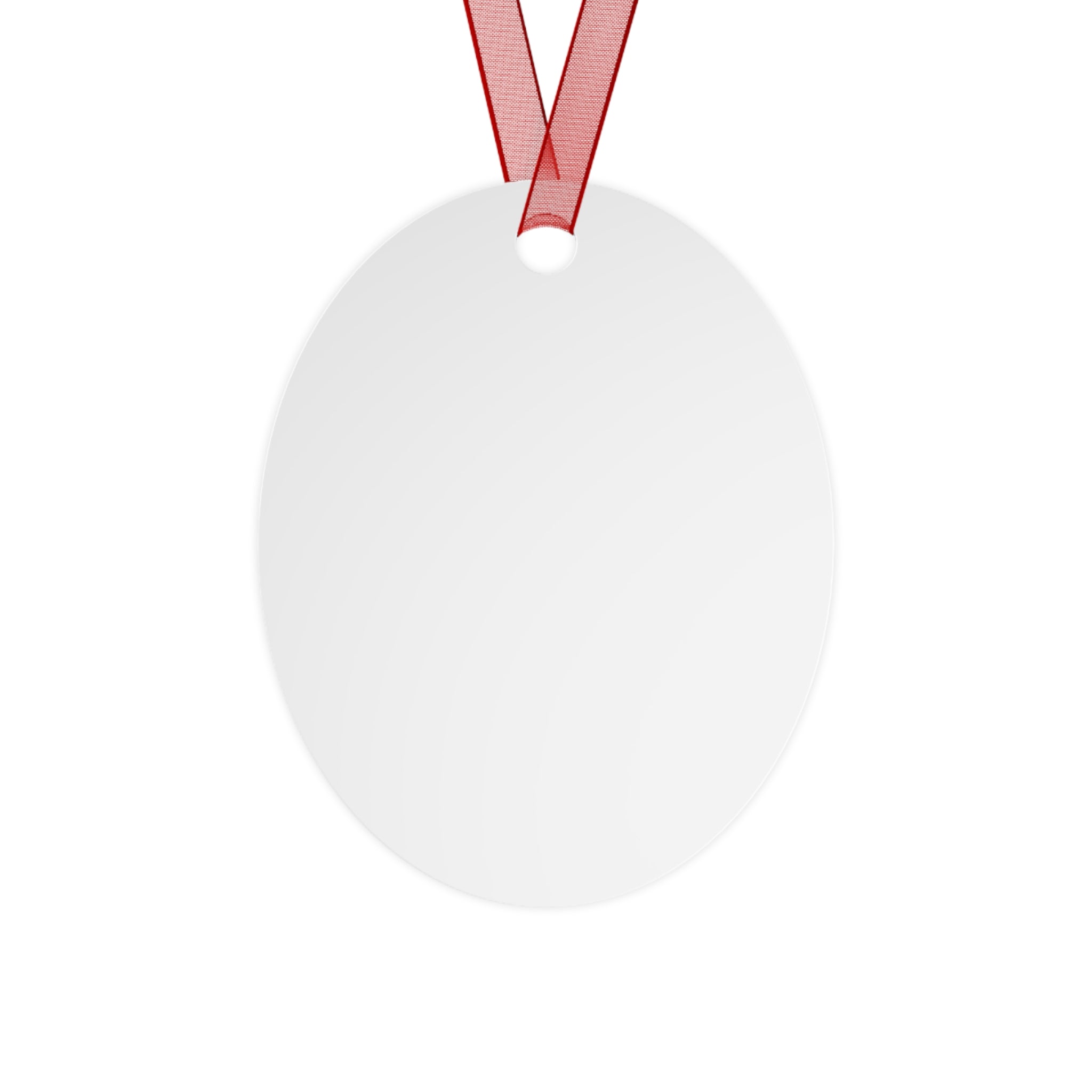 Personalized Metal Christmas Ornament 2025 – Holiday Bell Decoration