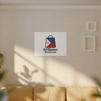 Filipino Flag Tote Logo Canvas Print — AFilipinoStore.com Matte Stretched Wall Art