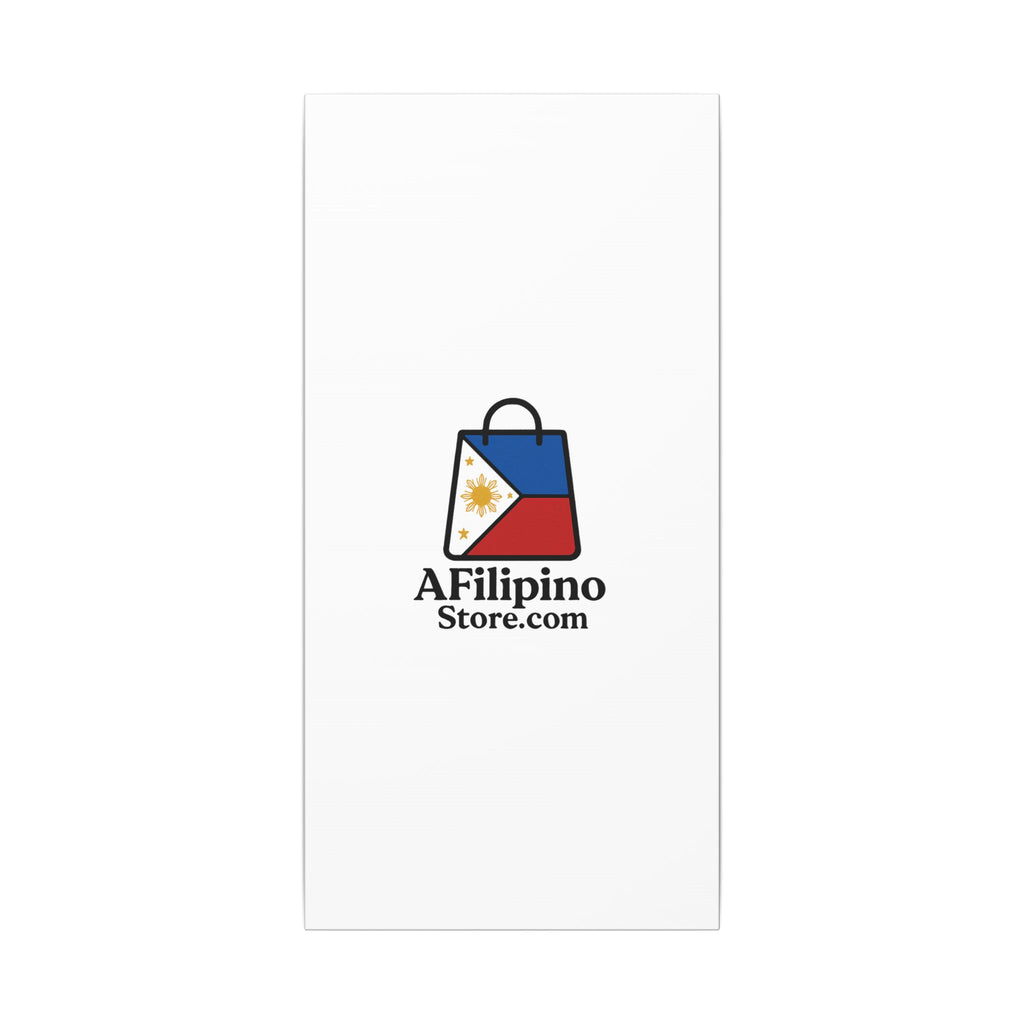 Filipino Flag Tote Logo Canvas Print — AFilipinoStore.com Matte Stretched Wall Art