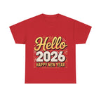 Copy of New Year Celebration Tee - Hello 2026 Happy New Year Design