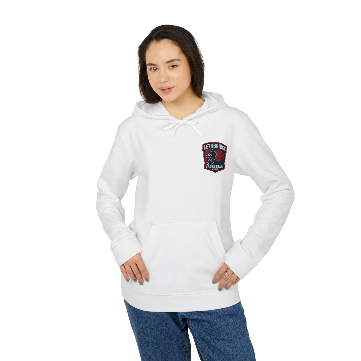 Rebel Basketball League Hoodie — Bold Grunge Basketball Logo