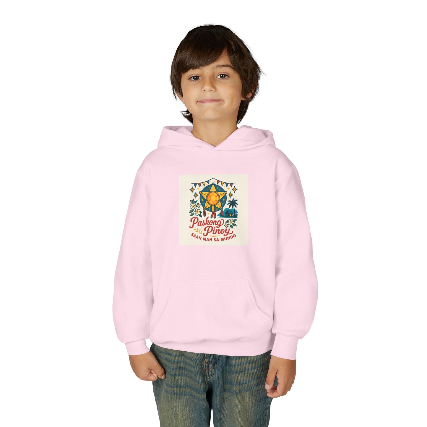 Cozy Holiday Sweatshirt, Youth Hoodie, Christmas Gift, Winter Apparel, Family Celebration Clothing, Fun Christmas Hoodie