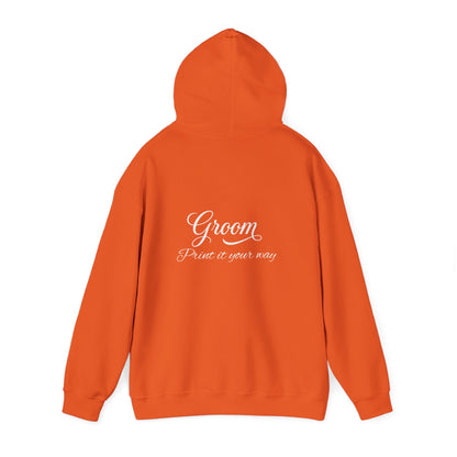 Copy of  "Bride" White Script Hoodie — Bridal Wedding Party Pullover