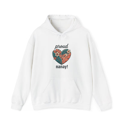 Proud Nanay Hoodie – Floral Heart Filipino Mom Gift