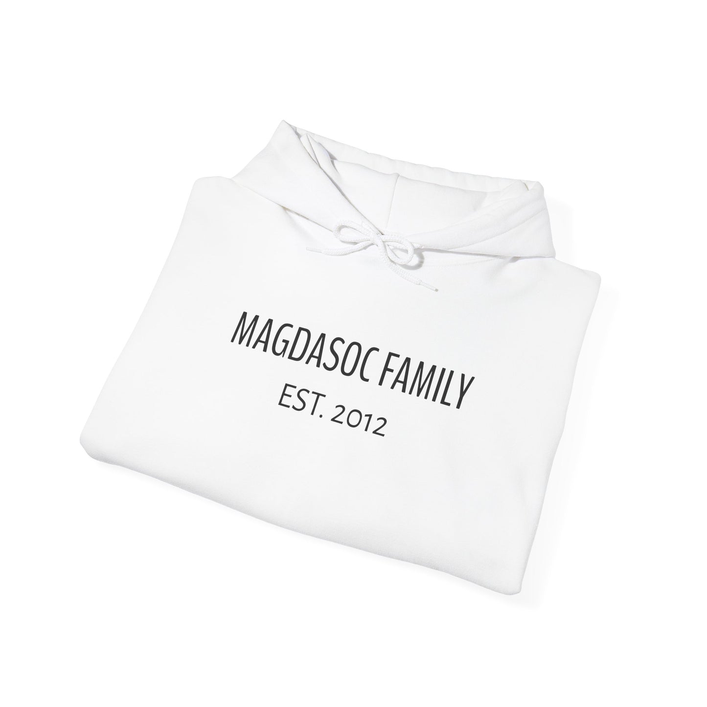 Custom Family Name Hoodie (REGULAR PRINT, DTF)-Personalized Pullover