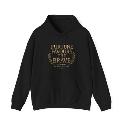 Fortune Favours the Brave Unisex Heavy Blend™ Hooded Sweatshirt