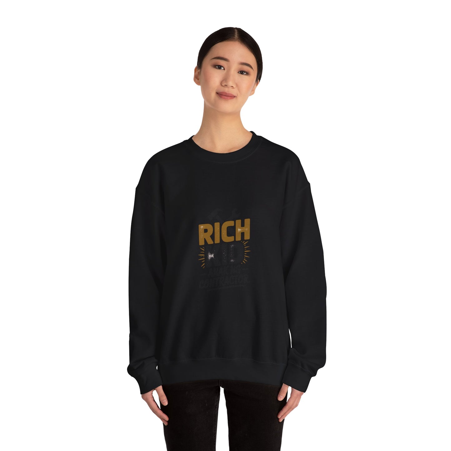 Rich Kid Anak ng Contractor Unisex Heavy Blend™ Crewneck Sweatshirt