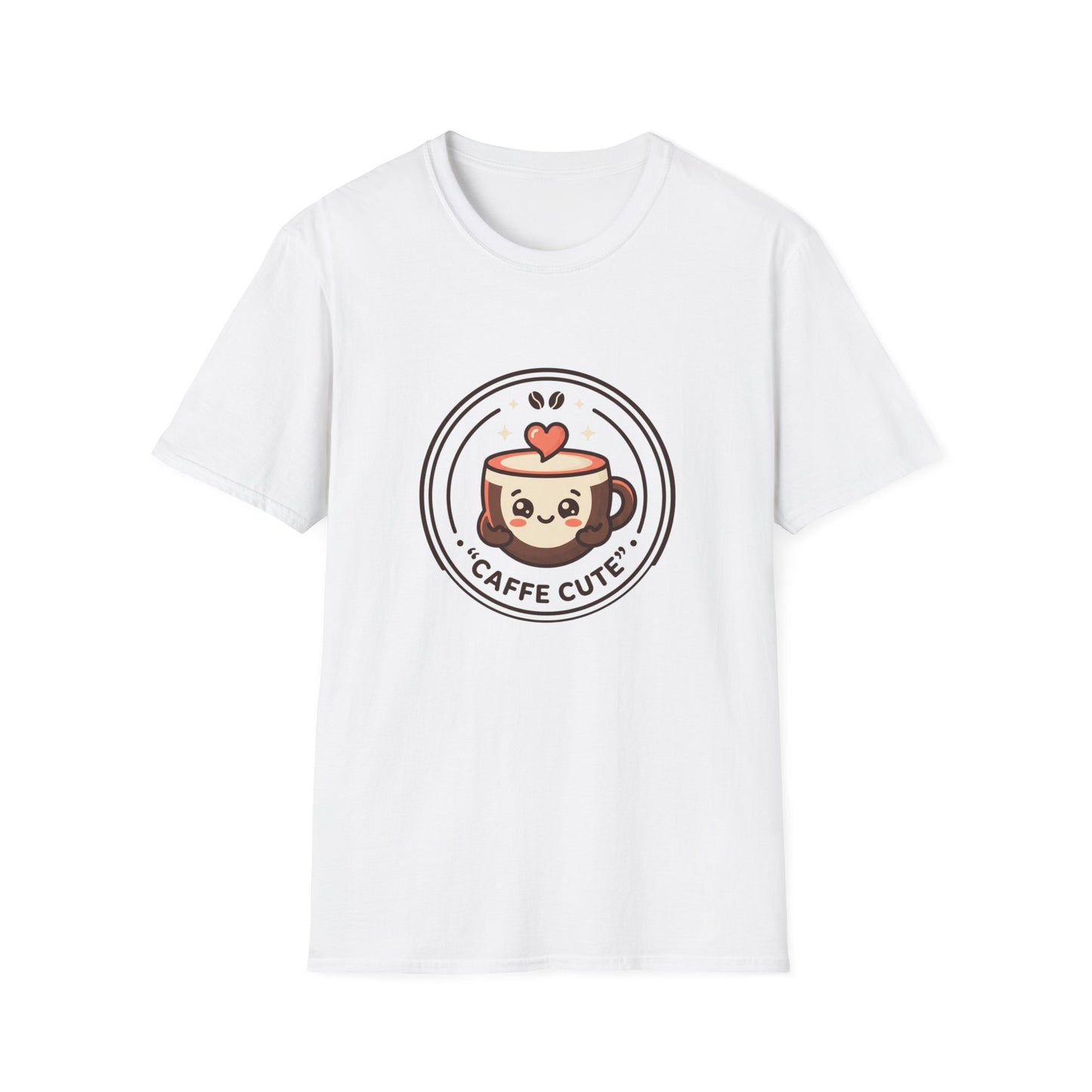 T-Shirt — Caffè Cutie Cute Coffee Cup Graphic Tee