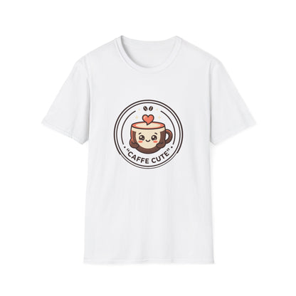 T-Shirt — Caffè Cutie Cute Coffee Cup Graphic Tee