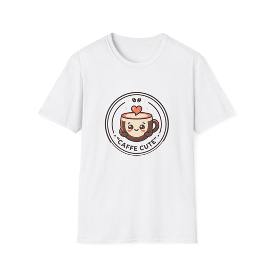 T-Shirt — Caffè Cutie Cute Coffee Cup Graphic Tee