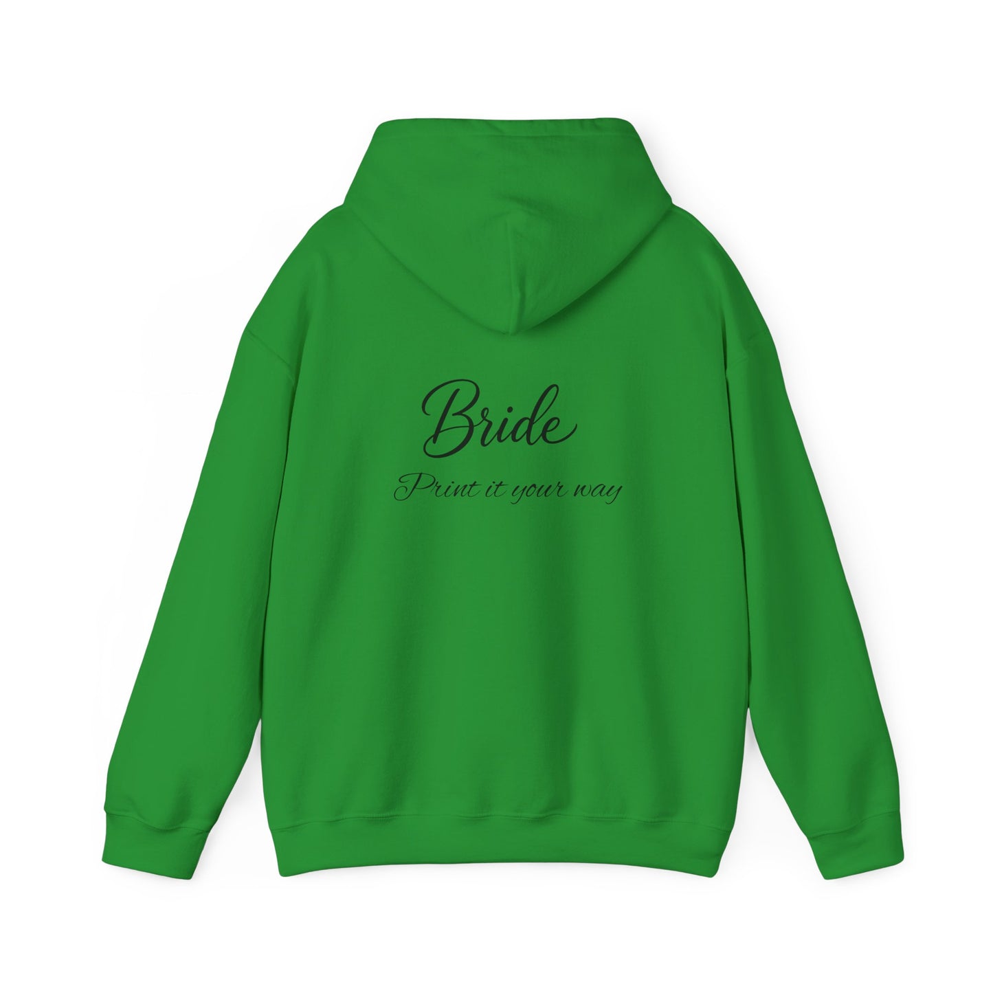 "Bride" Script Hoodie — Bridal Wedding Party Pullover