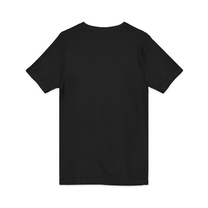 Basketball Player Art V-Neck Tee — Dynamic Court Action Graphic Shirt