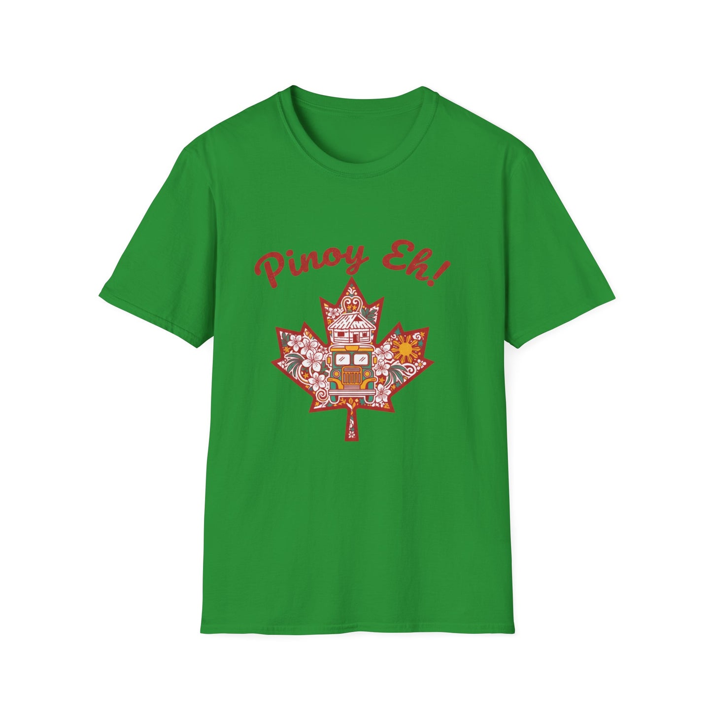 Pinoy Eh! Filipino Maple Leaf T-Shirt — Philippine Pride Canada Design