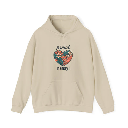 Proud Nanay Hoodie – Floral Heart Filipino Mom Gift