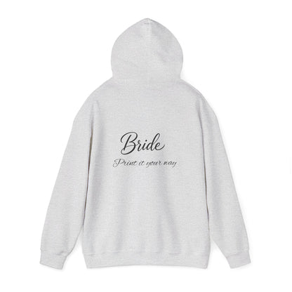 "Bride" Script Hoodie — Bridal Wedding Party Pullover