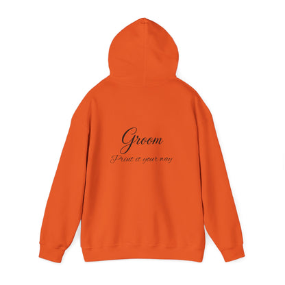 "Groom" Script Hoodie — Bridal Wedding Party Pullover