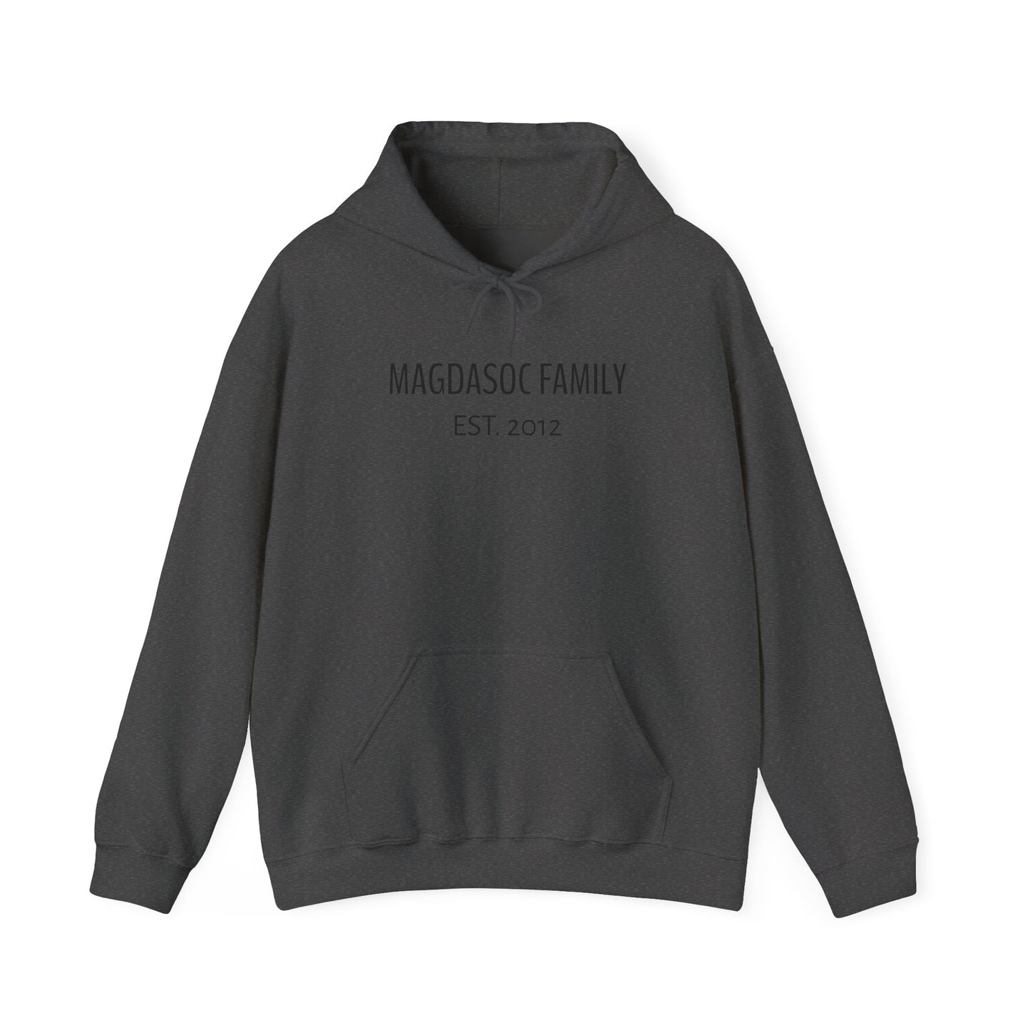Custom Family Name Hoodie (REGULAR PRINT, DTF)-Personalized Pullover