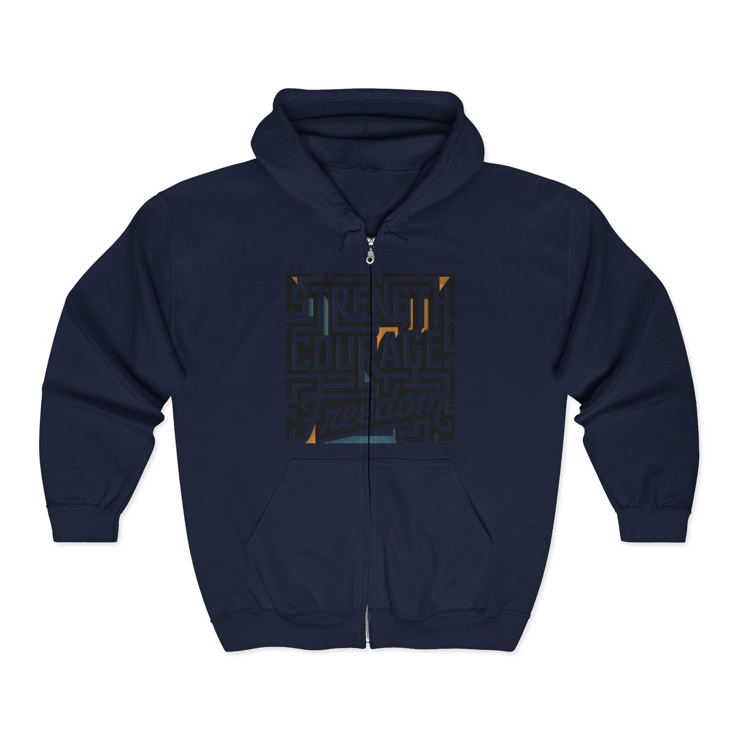 Empowering Freedom Zip-Up Hoodie